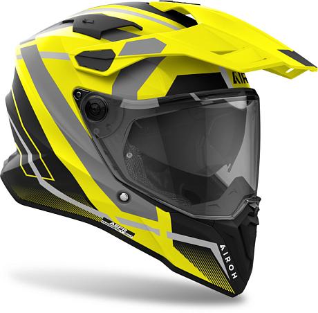 Шлем Airoh Commander 2 Mavick Yellow matt от мотомагазина RFmoto