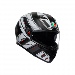 Шлем AGV K3 RIVIA MAT BLACK/WHITE