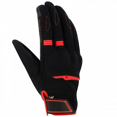 Перчатки BERING Gloves FLETCHER EVO Black/Red от мотомагазина RFmoto
