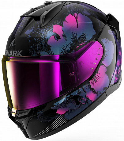 Шлем SHARK D-SKWAL 3 MAYFER Black/violet/glitter от мотомагазина RFmoto