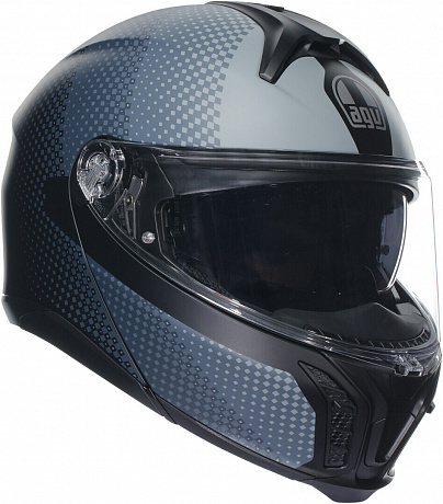Шлем AGV TOURMODULAR TEXTOUR MATT BLACK/GREY от мотомагазина RFmoto