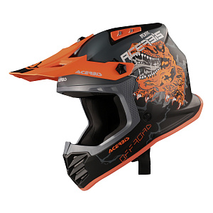 Шлем детский Acerbis PROFILE JUNIOR Black/Arancio