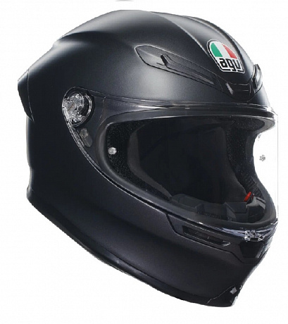 Шлем AGV K6 S МОNO MATT BLACK от мотомагазина RFmoto