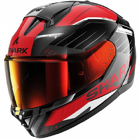 Шлем SHARK RIDILL 2 BERSEK Black/red/white от мотомагазина RFmoto