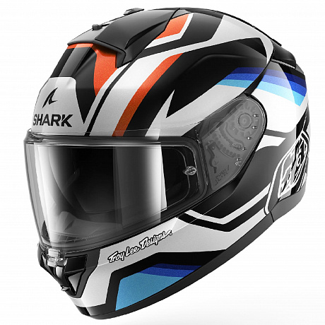 Шлем SHARK Ridill 2 Apex Black/White/Blue от мотомагазина RFmoto