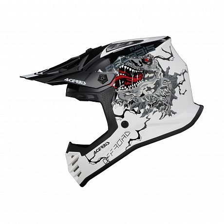 Шлем детский Acerbis PROFILE JUNIOR White/Black от мотомагазина RFmoto