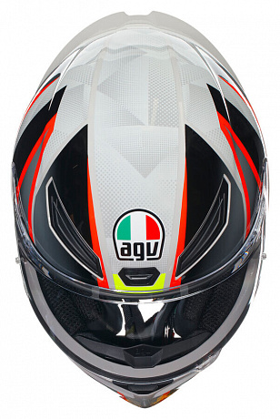 Шлем AGV K1 S BLIPPER GREY/RED от мотомагазина RFmoto