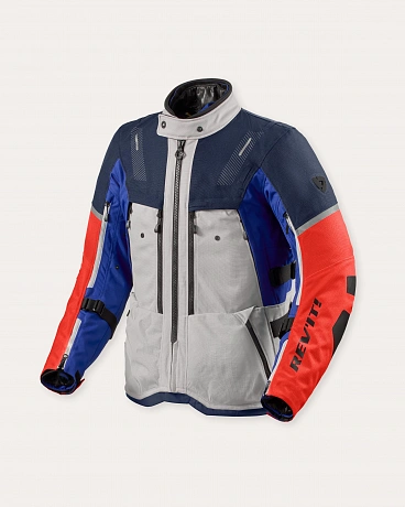 Мотокуртка Revit Sand 5 H2O Silver-Blue от мотомагазина RFmoto