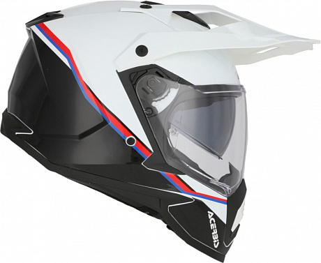 Шлем ACERBIS ASSAULT GRAPHIC White/black от мотомагазина RFmoto