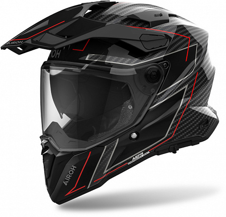 Шлем Airoh Commander 2 Stylish carbon от мотомагазина RFmoto