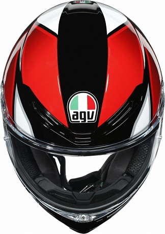 Шлем AGV K6 S MULTI Hyphen Black/Red/White от мотомагазина RFmoto