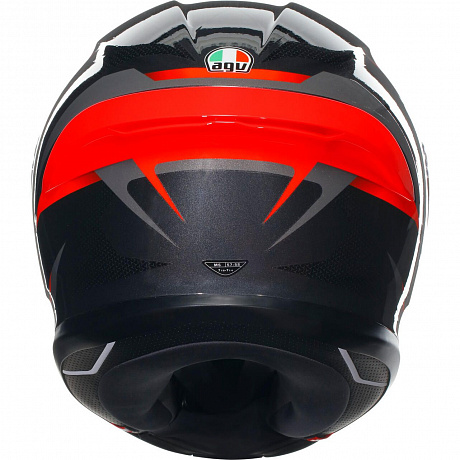 Шлем AGV K6 S SLASHCUT BLACK/GREY/RED от мотомагазина RFmoto