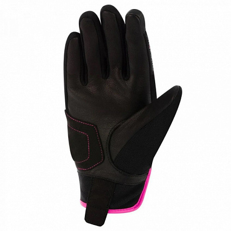 Перчатки женские BERING Gloves LADY FLETCHER EVO Black/Fushia от мотомагазина RFmoto