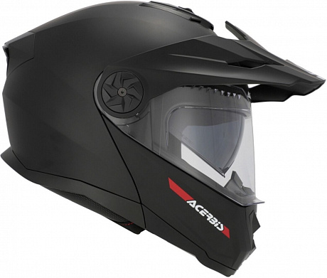 Шлем Acerbis RIDER Solid Black2 от мотомагазина RFmoto