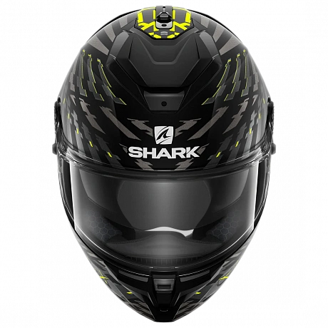Шлем Shark Spartan GT E-Brake BLK/Yellow/Blue от мотомагазина RFmoto