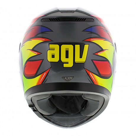 Шлем AGV K3 Birdy 2.0 Grey-Yellow-Red от мотомагазина RFmoto